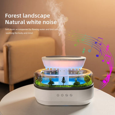 Raindrop Cloud Diffuser – Mist, Light & Sound for Total Relaxation